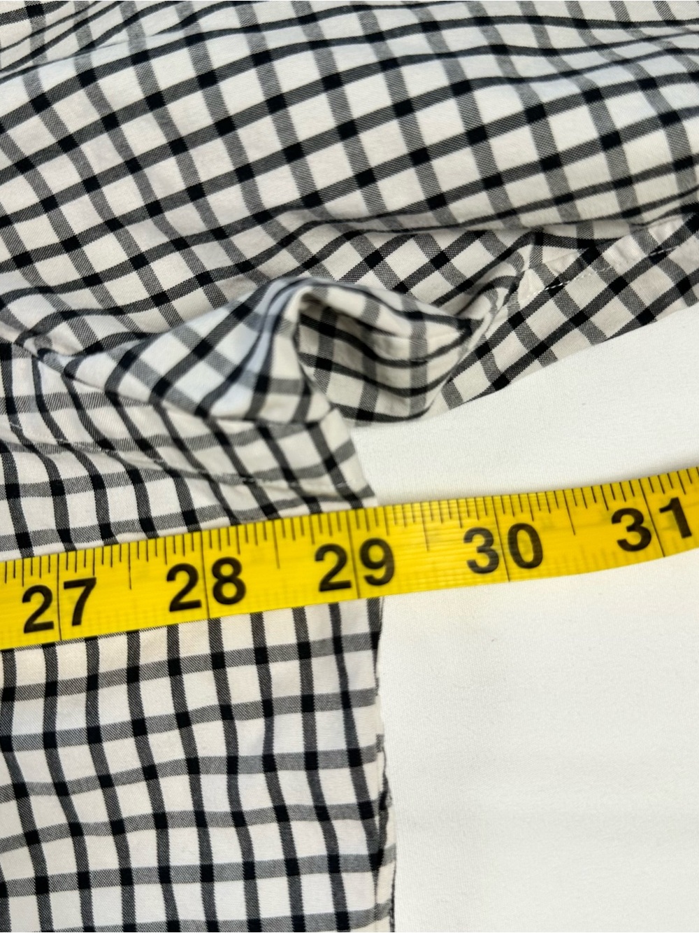 Ralph Lauren Classic Fit Shirt Mens XXL Black White Check Gingham Cotton - Picture 9 of 13